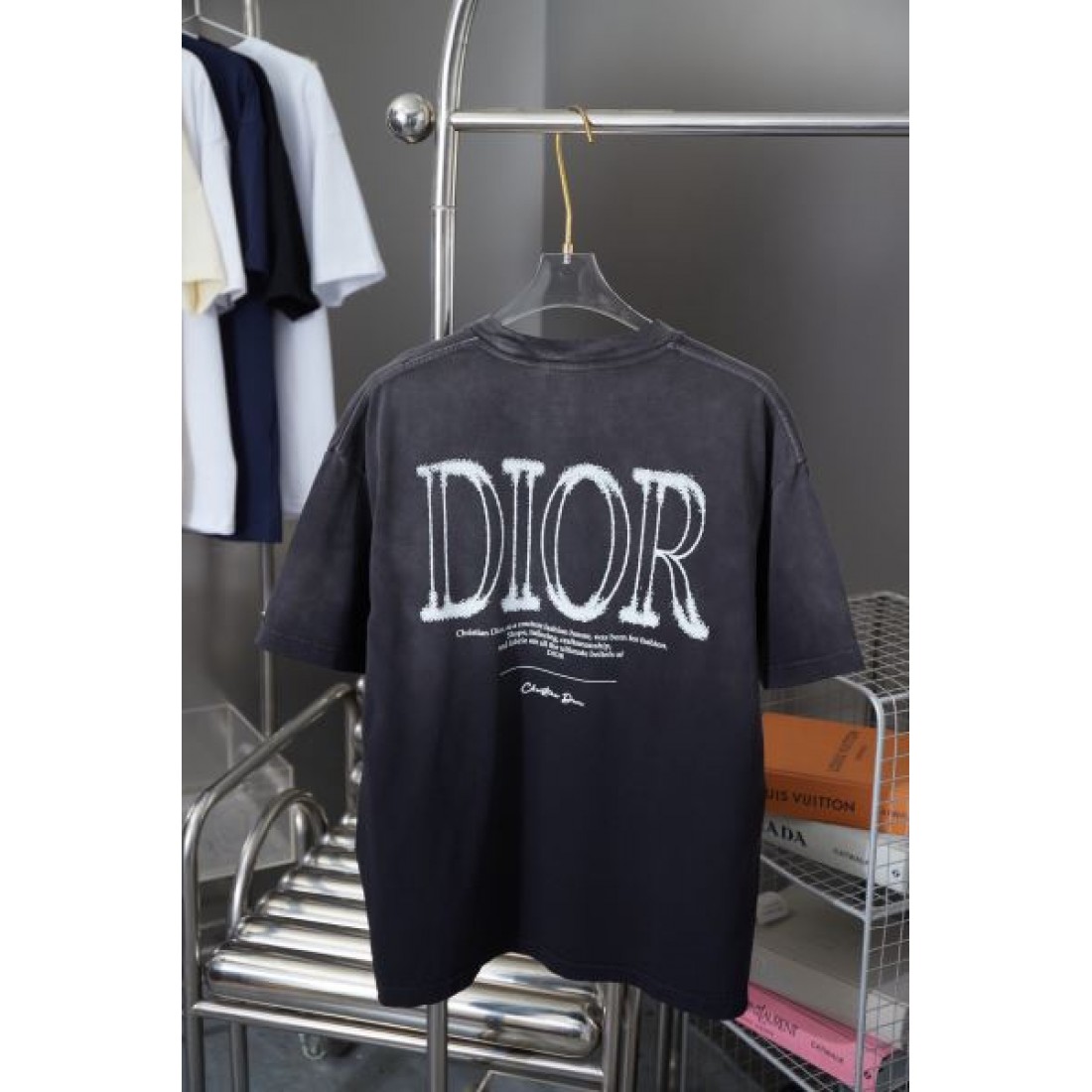 2025SS 半袖Tシャツ DIOR ディオール コピー 大人可愛い - 画像 (4)