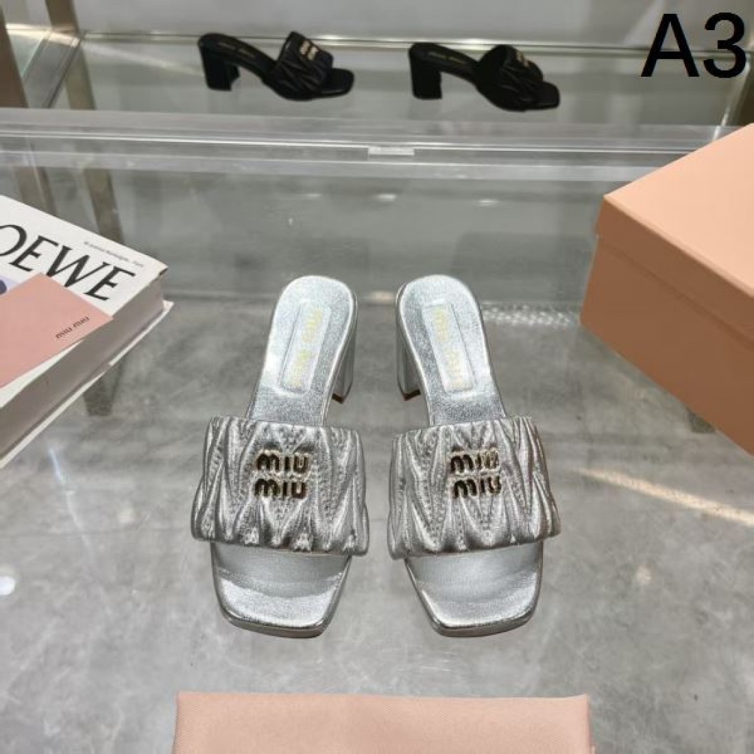 2025SS レディースサンダル MIU MIU ミュウミュウ コピー 最新トレンド - 画像 (4)