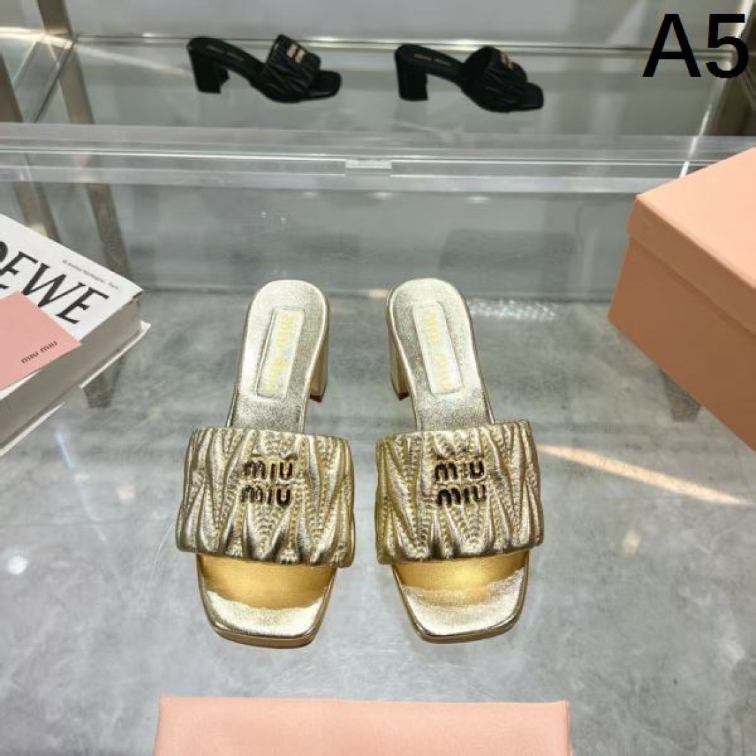 2025SS レディースサンダル MIU MIU ミュウミュウ コピー 最新トレンド - 画像 (6)
