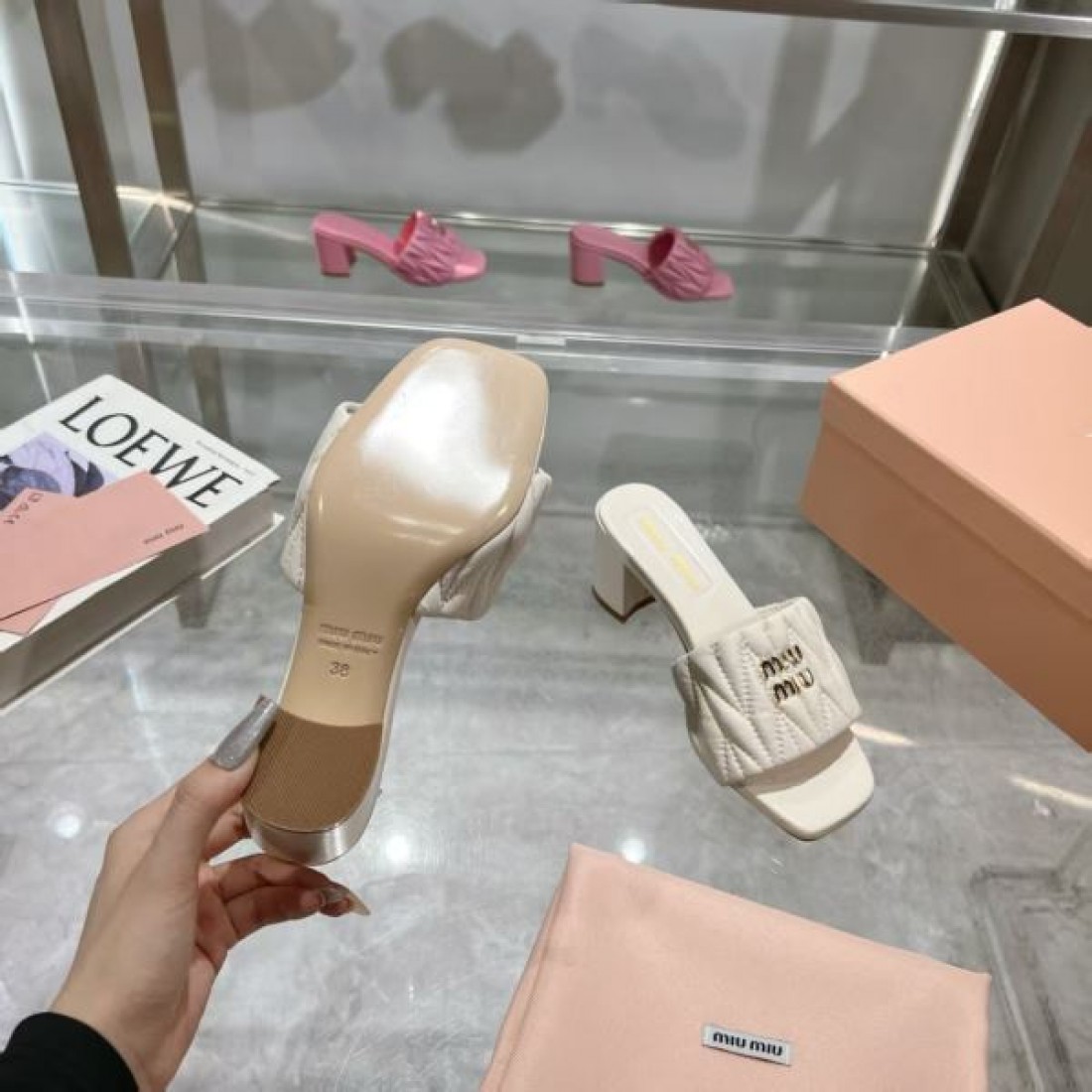 2025SS レディースサンダル MIU MIU ミュウミュウ コピー 最新トレンド - 画像 (11)