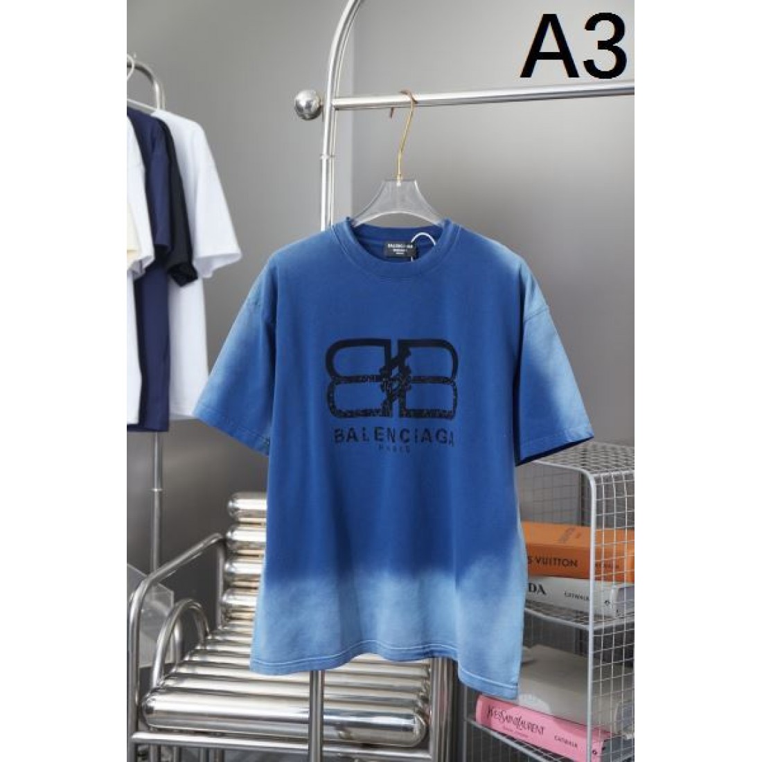 2025SS 半袖Tシャツ BALENCIAGA バレンシアガ コピー 人気セール100%新品 - 画像 (4)