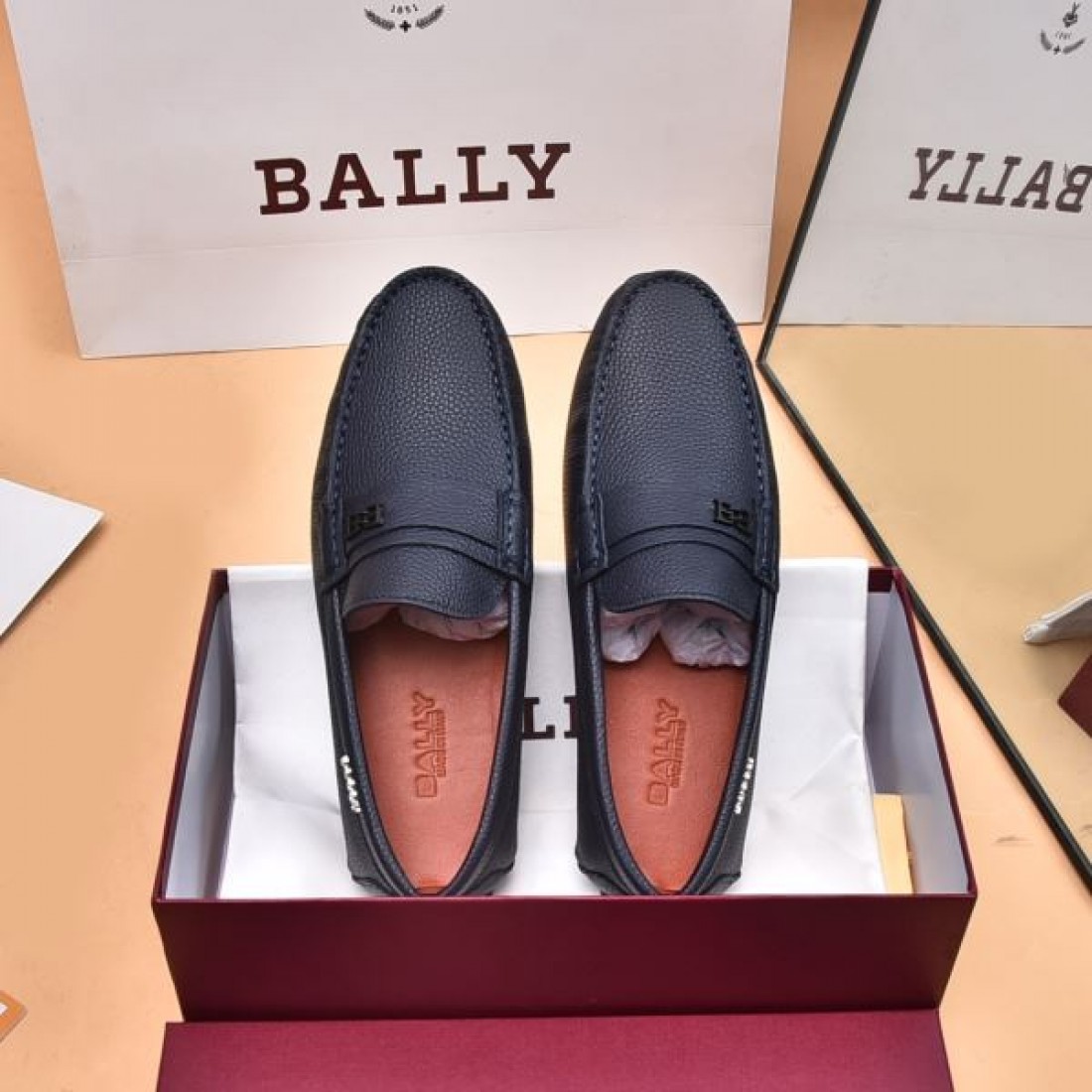 BALLY バリー すっきりしたシルエット 2024SS メンズ用 ビジネスシューズ - 画像 (7)