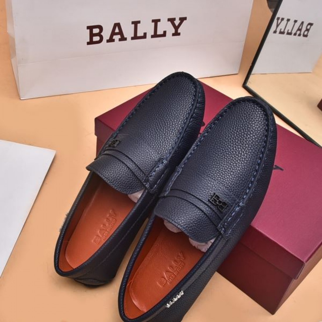 BALLY バリー すっきりしたシルエット 2024SS メンズ用 ビジネスシューズ - 画像 (8)