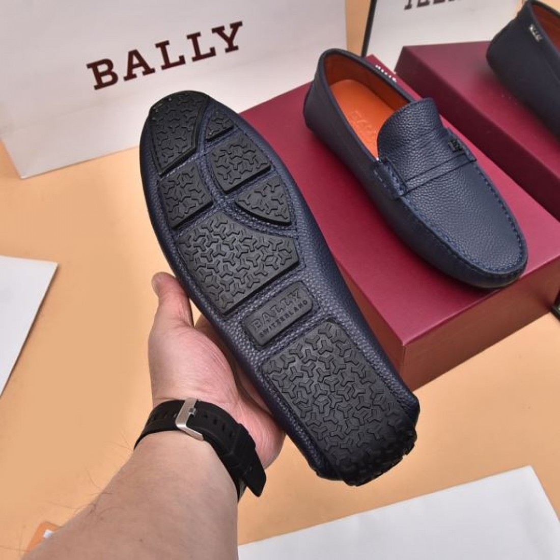 BALLY バリー すっきりしたシルエット 2024SS メンズ用 ビジネスシューズ - 画像 (10)
