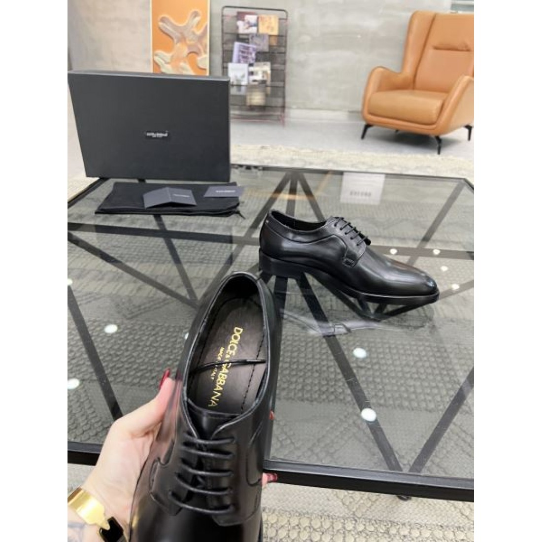 DOLCE＆GABBANA ドルチェ＆ガッバーナ 低価格高品質 2024SS メンズ用 ビジネスシューズ - 画像 (8)