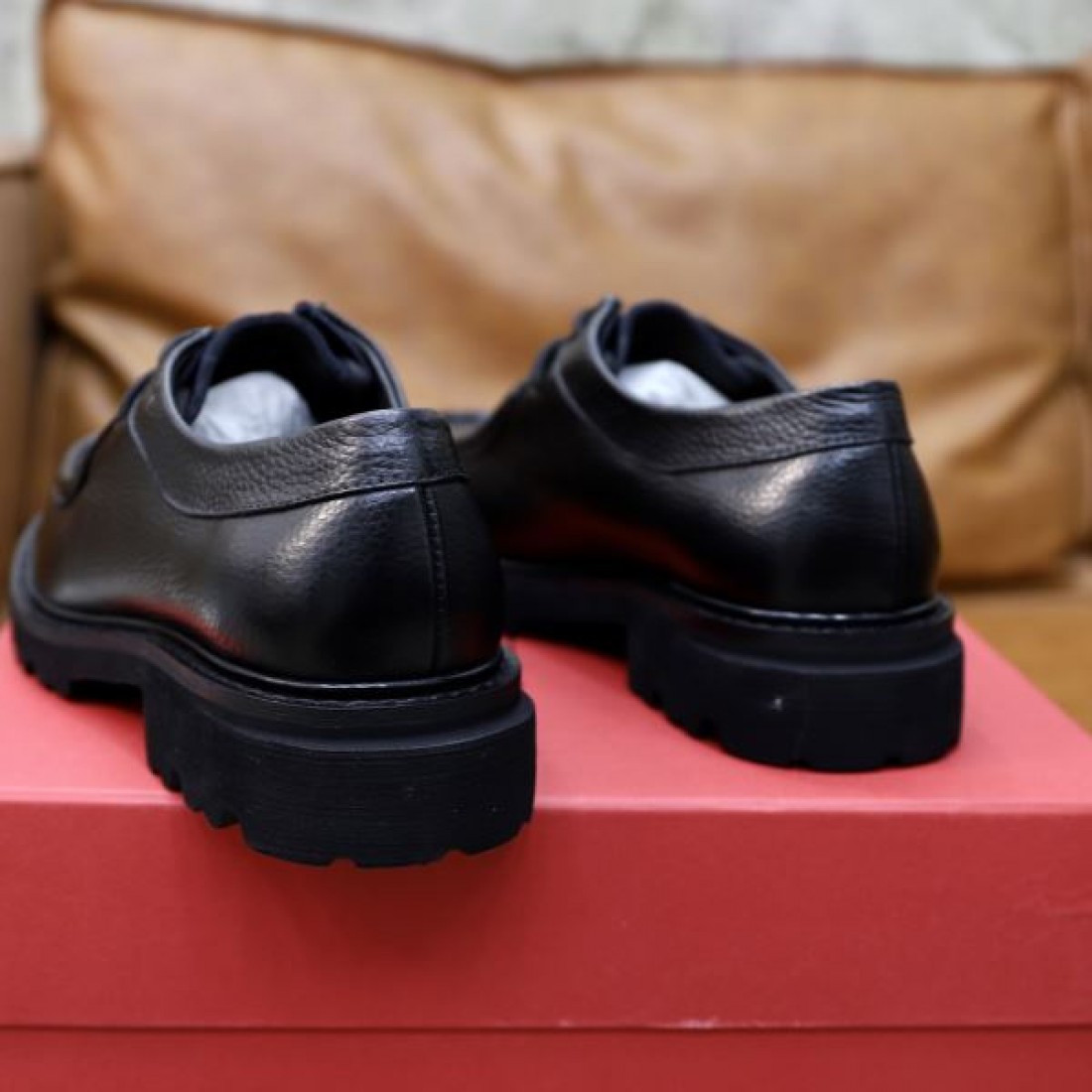 FERRAGAMO サルヴァトーレ フェラガモ 新作大人気 2024SS メンズ用 ビジネスシューズ - 画像 (10)