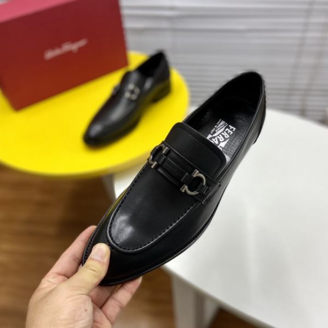 FERRAGAMO サルヴァトーレ フェラガモ 夏季大活躍 2024SS メンズ用 ビジネスシューズ - 画像 (8)