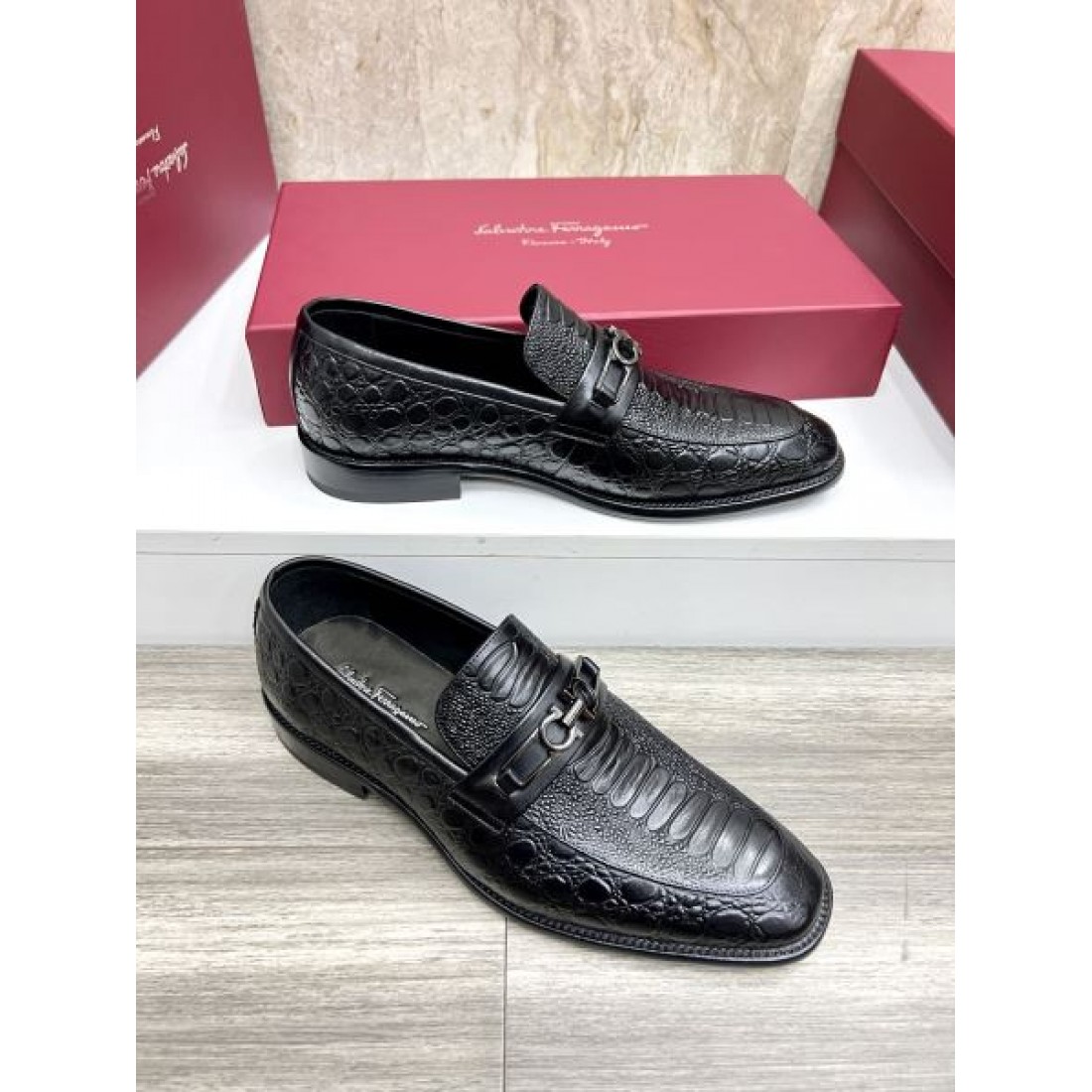 FERRAGAMO サルヴァトーレ フェラガモ 絶対欲しい 2024SS メンズ用 ビジネスシューズ - 画像 (8)
