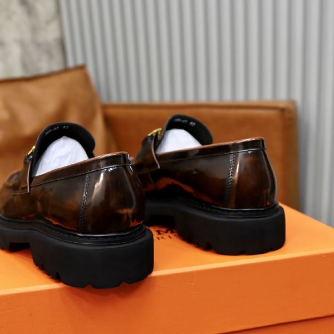 HERMES エルメス 最新人気話題沸騰中 2024SS メンズ用 ビジネスシューズ - 画像 (9)