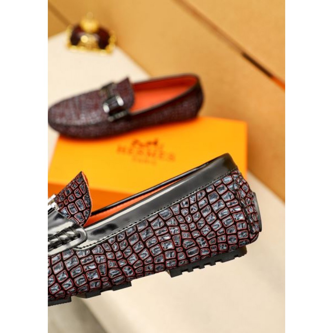2024FW メンズ用 ビジネスシューズ HERMES エルメス カジュアルさが強すぎる - 画像 (9)