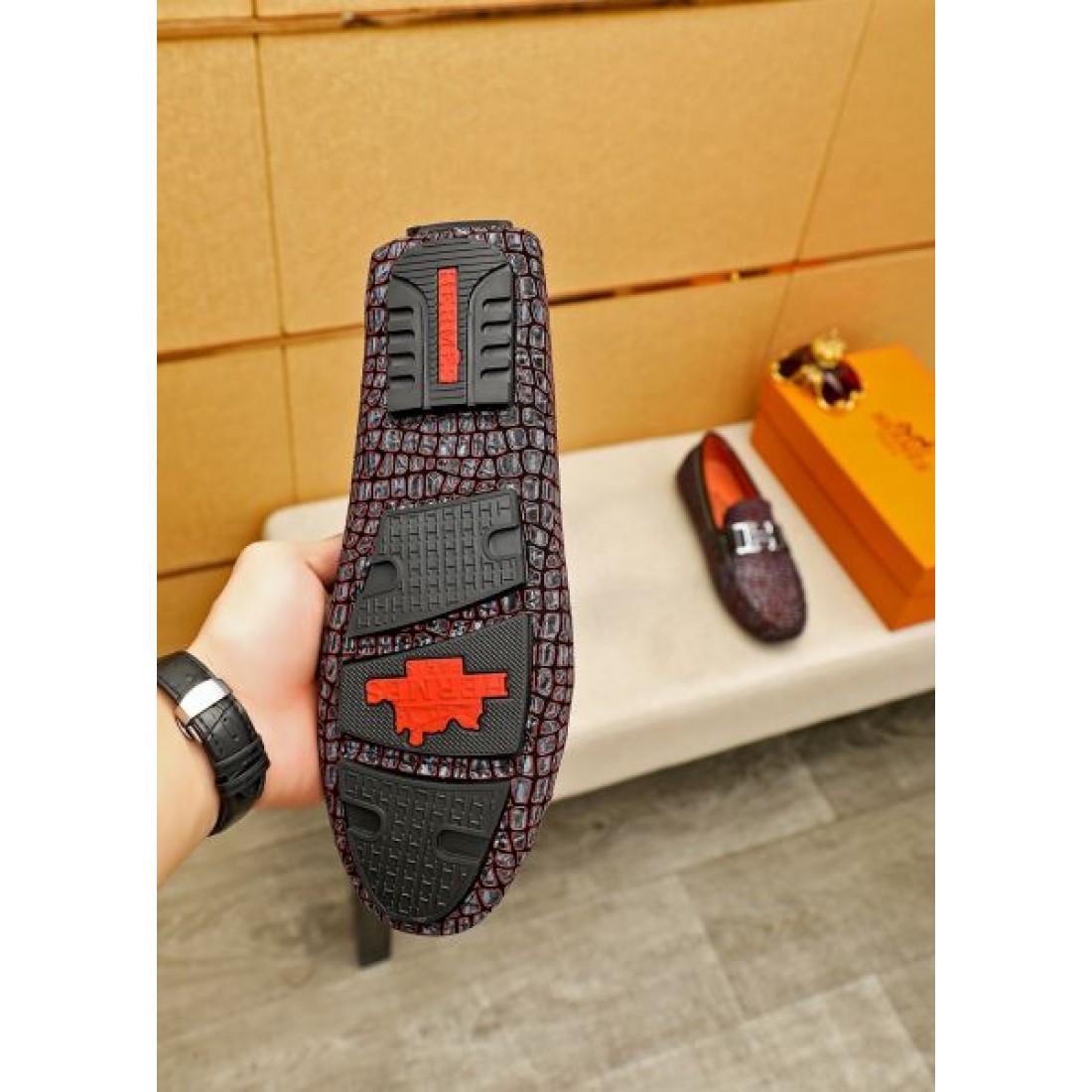 2024FW メンズ用 ビジネスシューズ HERMES エルメス カジュアルさが強すぎる - 画像 (10)