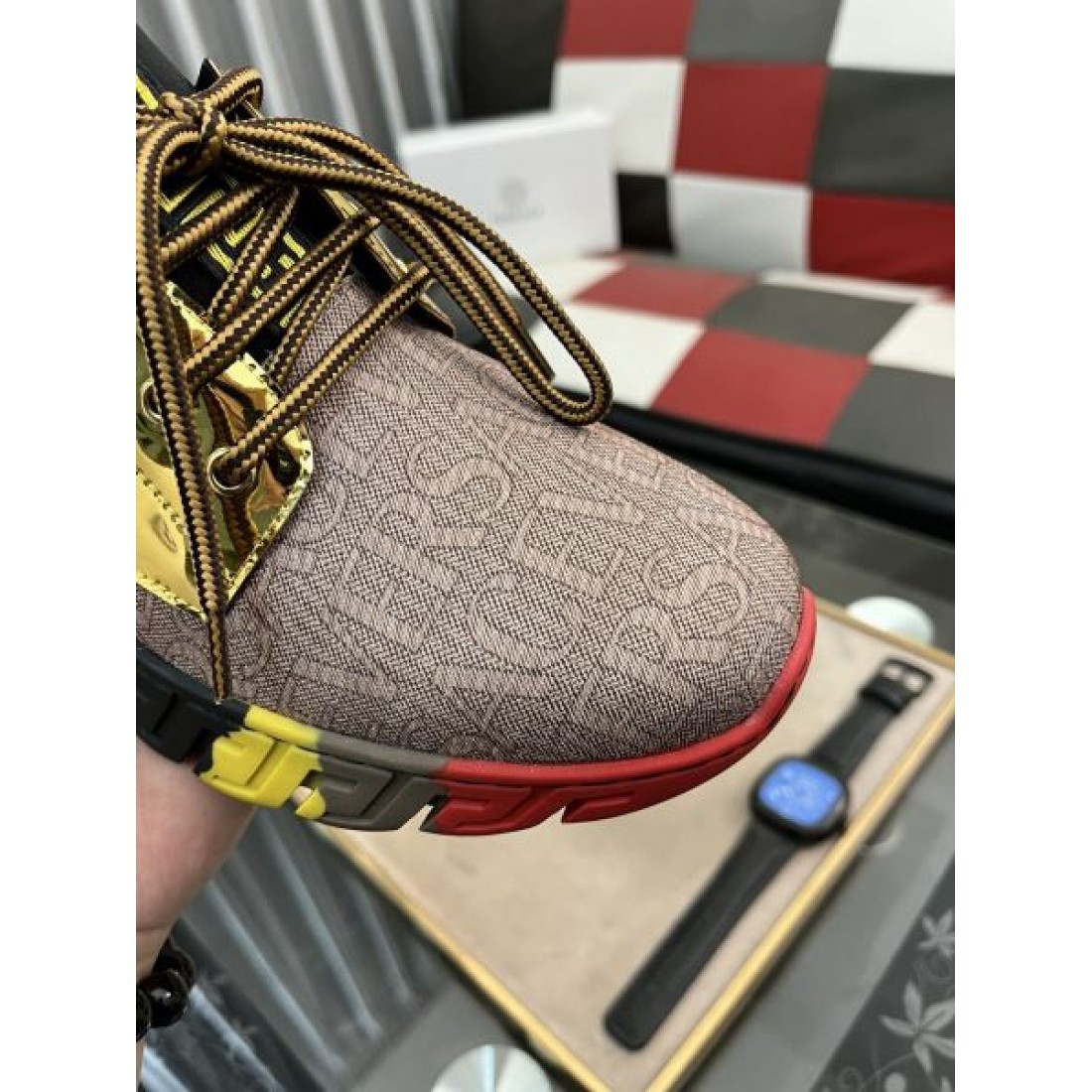 VERSACE ヴェルサーチェ 抜群な新鮮度 2024SS メンズ用 カジュアルシューズ - 画像 (7)
