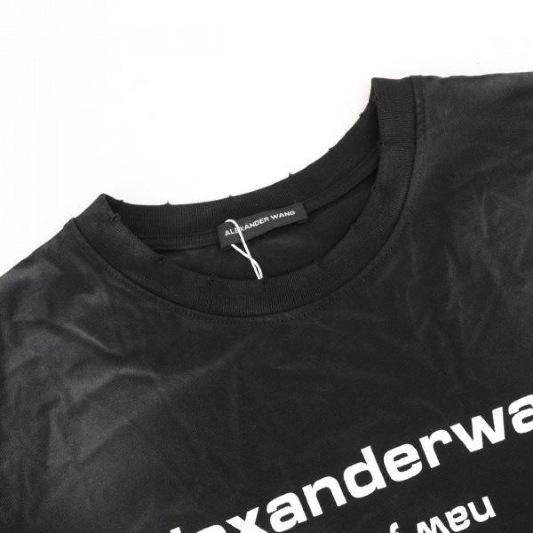 2024SS 大人っぽい質感 ALEXANDER WANG アレキサンダーワン メンズ用 半袖Tシャツ - 画像 (4)