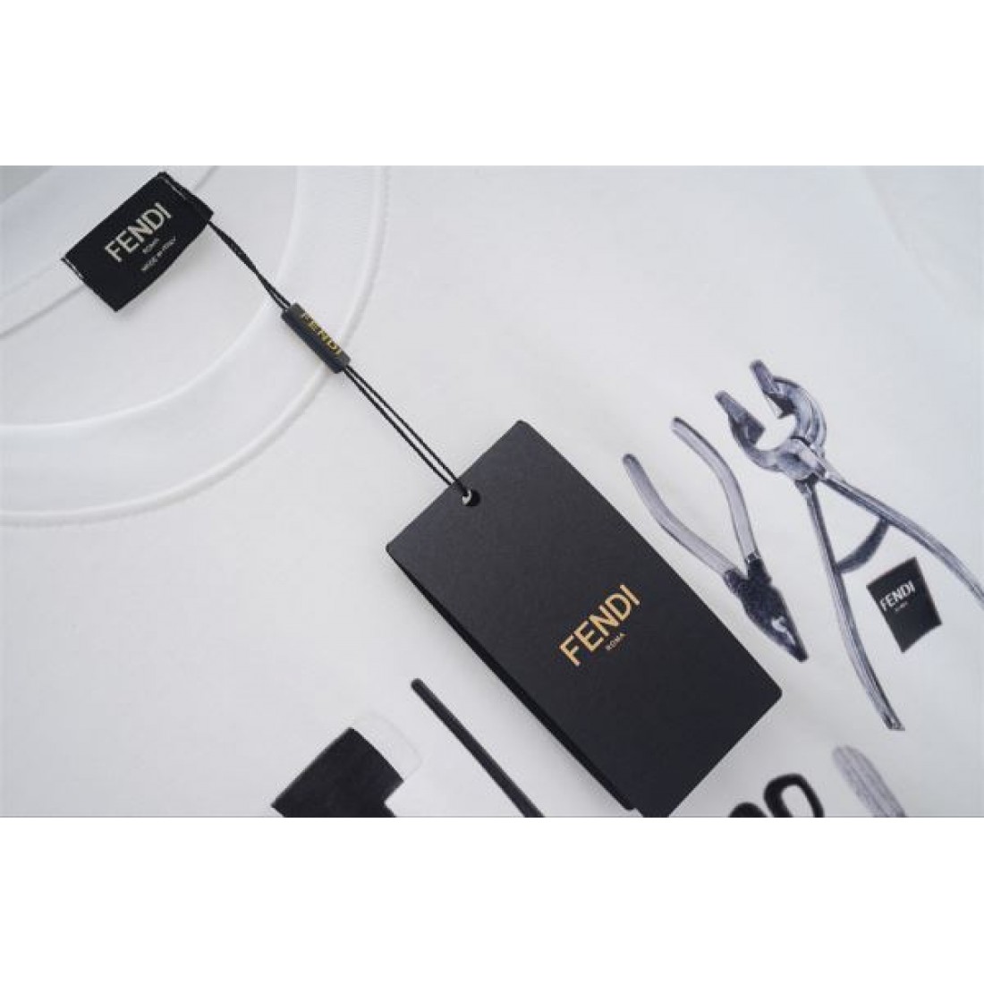 2024SS 気分が上がる憧れブランド FENDI フェンデイ 半袖Tシャツ - 画像 (10)