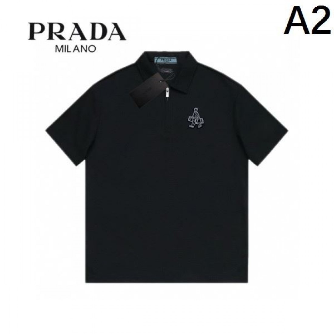 2024SS 自分らしいスタイリング PRADA プラダ 半袖Tシャツ - 画像 (3)
