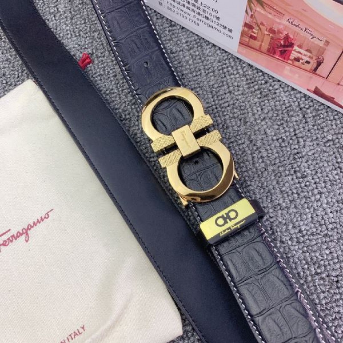 FERRAGAMO サルヴァトーレ フェラガモ 今年は先取り 2024SS ベルト - 画像 (7)