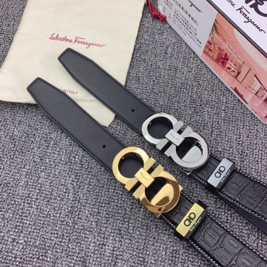 FERRAGAMO サルヴァトーレ フェラガモ 今年は先取り 2024SS ベルト - 画像 (10)