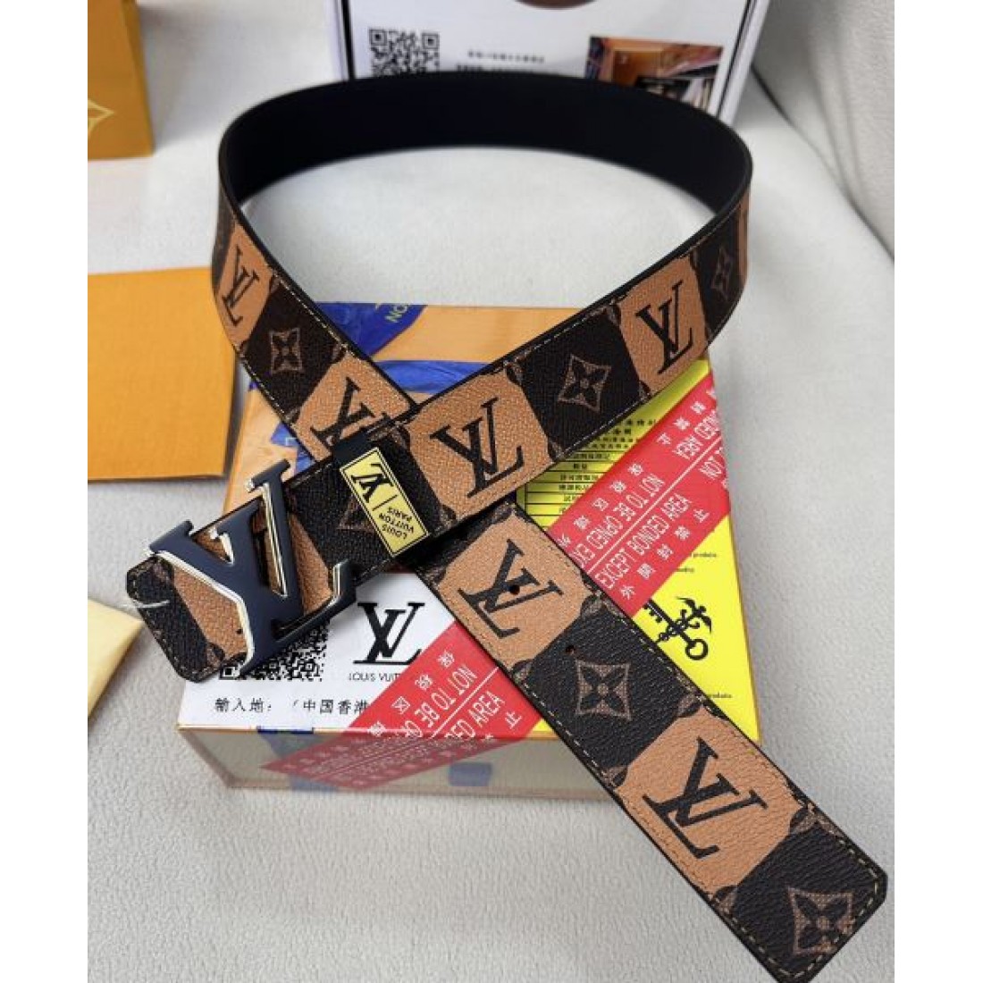 2024FW LOUIS VUITTON ルイヴィトン 新作限定版プリント ベルト - 画像 (8)