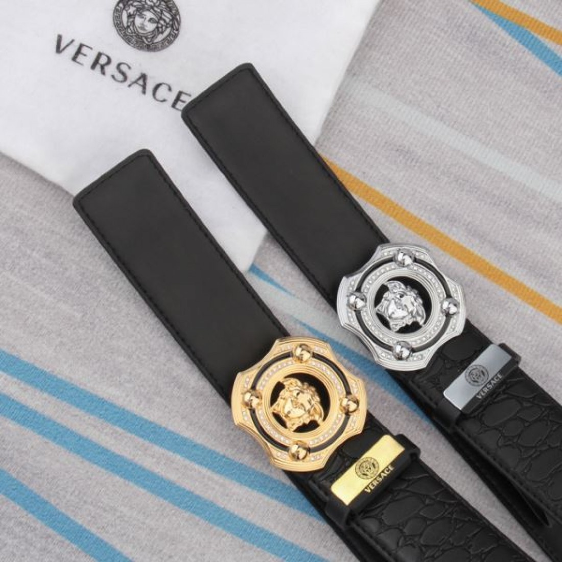2024FW VERSACE ヴェルサーチェ 秋らしく爽やかな印象 ベルト - 画像 (10)