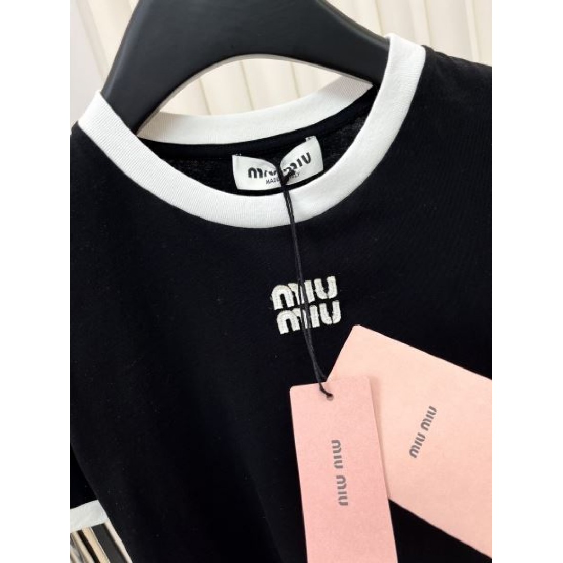2024SS 半袖Tシャツ MIU MIU ミュウミュウ モダンスタイル - 画像 (7)
