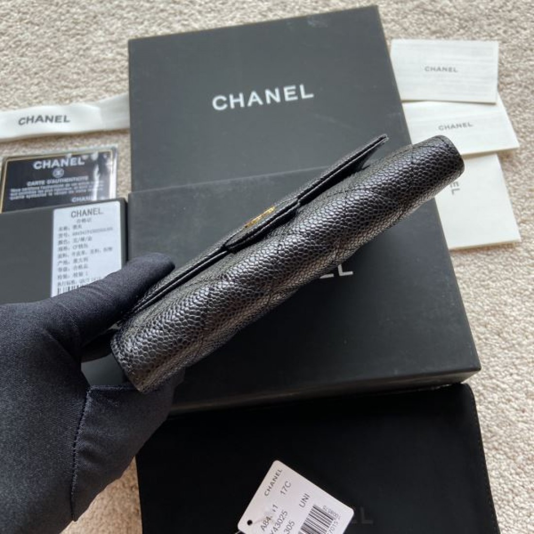 CHANEL シャネル 2024FW 限定デザイン大人気完売前に 三つ折り財布 - 画像 (7)