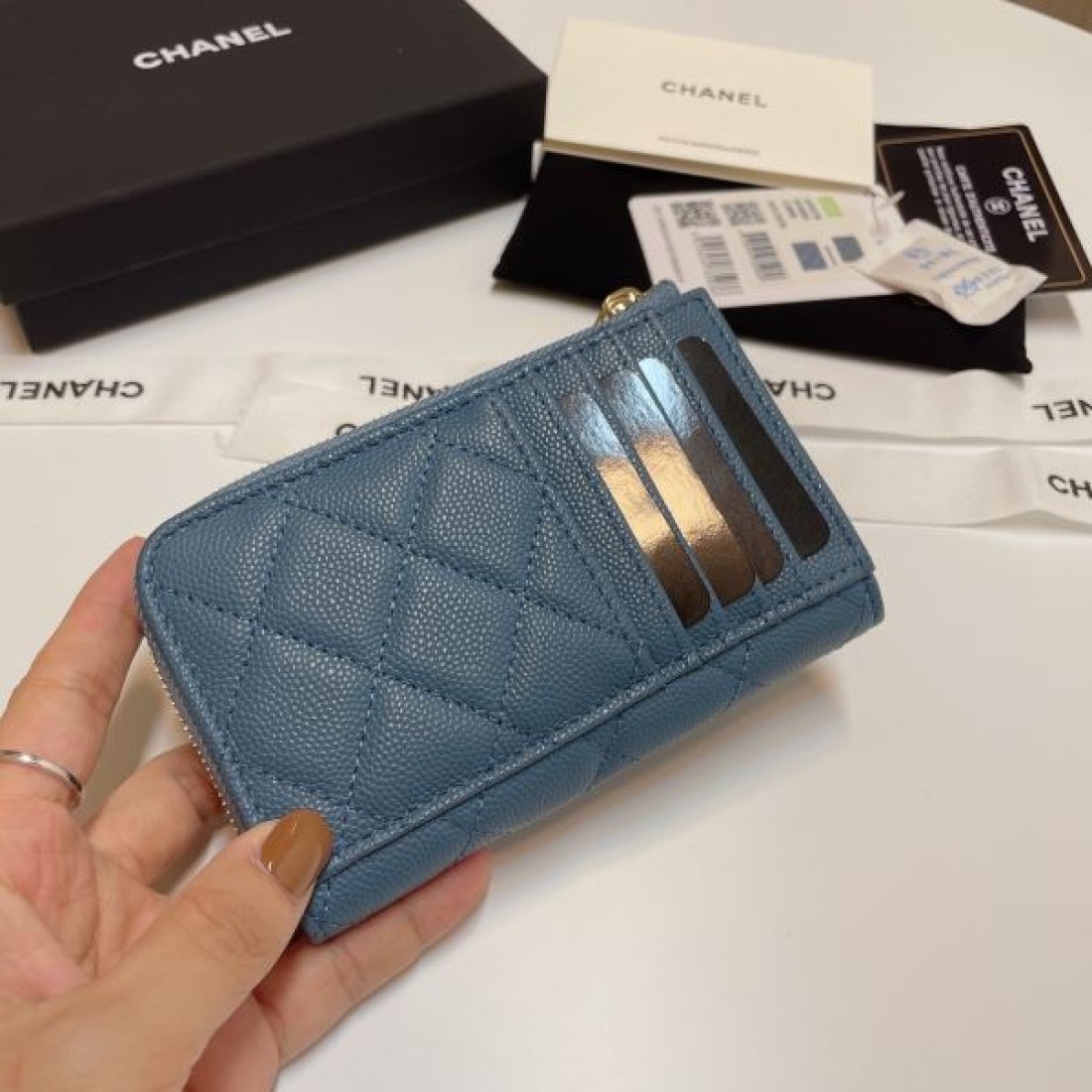 CHANEL シャネル 2024SS 大注目を浴びる春夏新作 カードケース - 画像 (8)