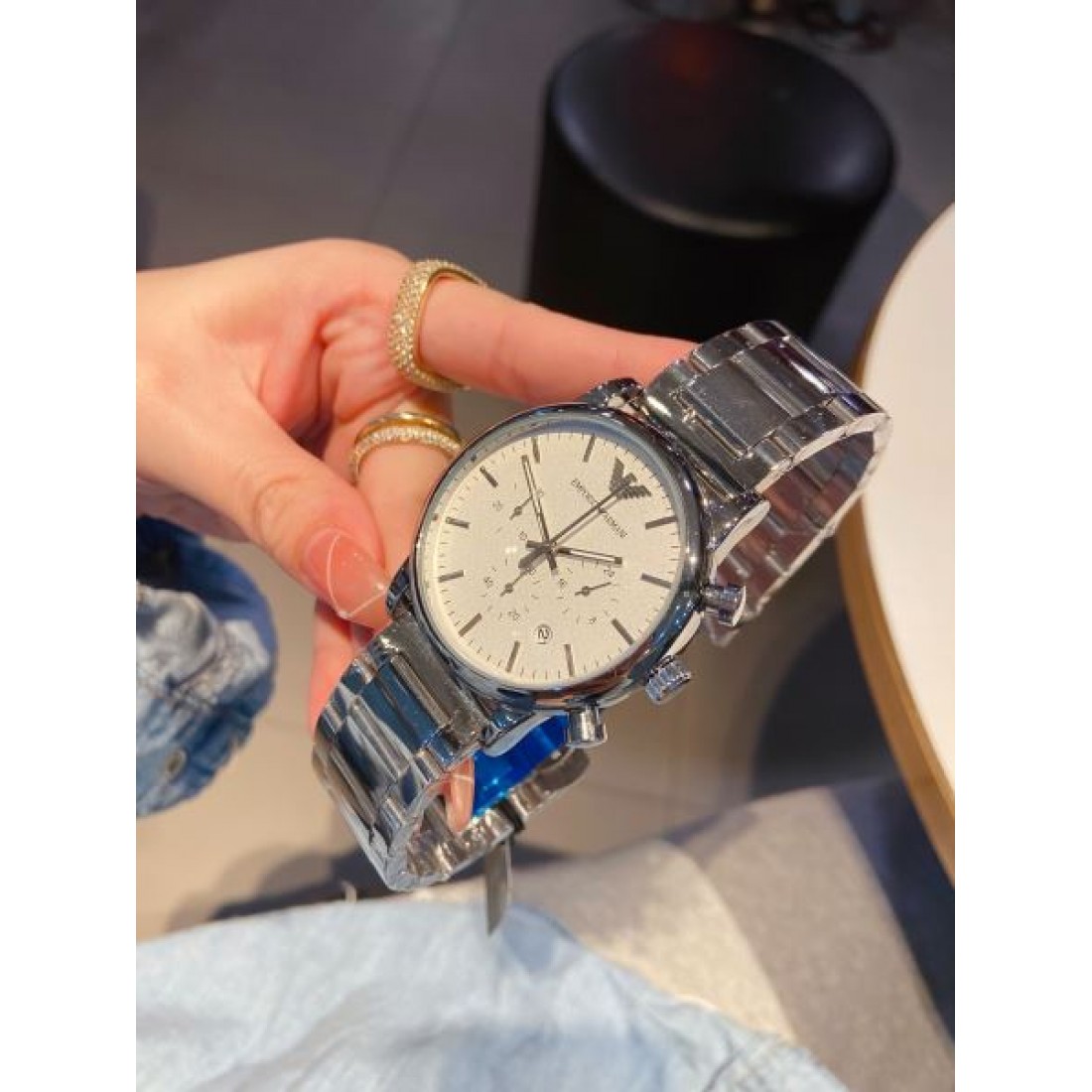 2024SS 着こなしが簡単につくれる ARMANI アルマーニ 時計 ウォッチ - 画像 (8)