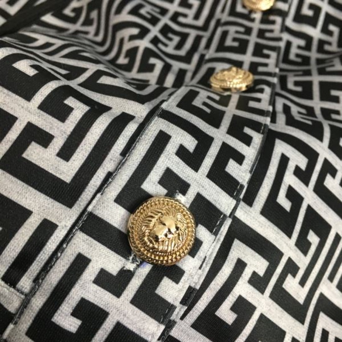2024SS ワンピース BALMAIN バルマン 抜群なブランドプリント - 画像 (9)