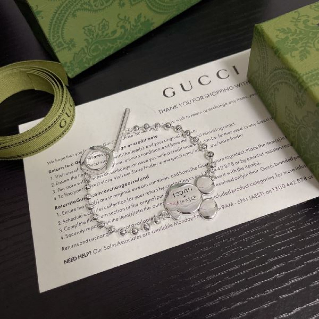 最短1週間 日本未発売 2024SS ブレスレット GUCCI グッチ - 画像 (9)
