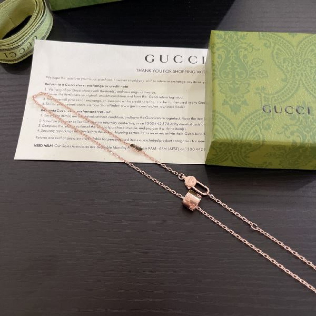 国内完売の入手困難アイテム 2024SS ネックレス GUCCI グッチ - 画像 (9)