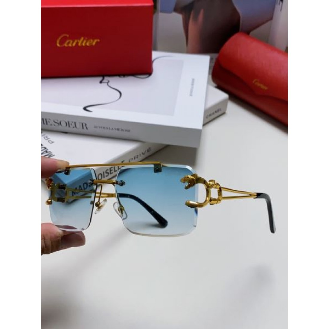CARTIER カルティエ 2024SS サングラス 限定デザイン大人気完売前に - 画像 (9)