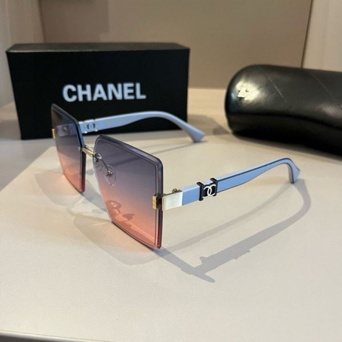 CHANEL シャネル 2024SS サングラス 最新先取りおしゃれなロゴ入り - 画像 (7)