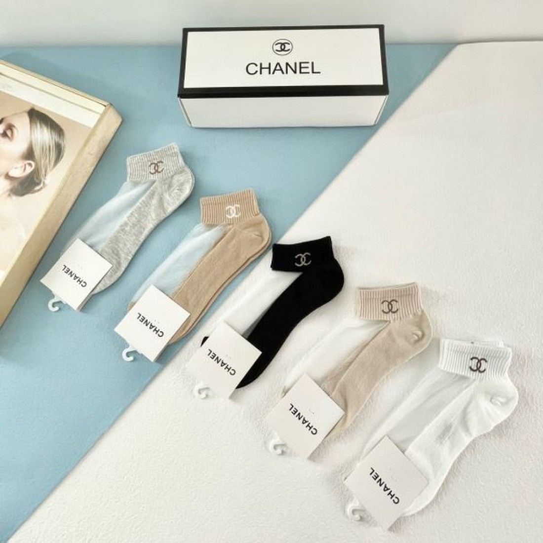 2024SS 靴下 CHANEL シャネル 春夏のコレクションで新作 - 画像 (7)